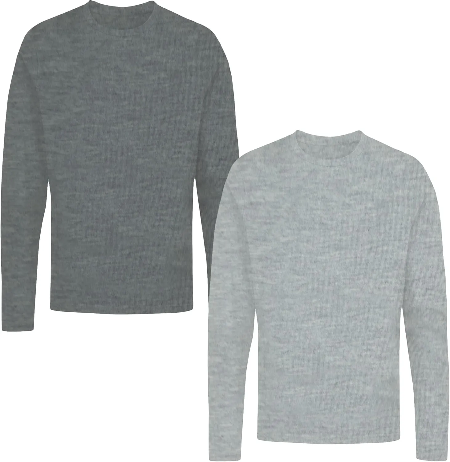 123 Bear Infant and Toddler Long-Sleeve Cotton Spandex Crewneck T-Shirt