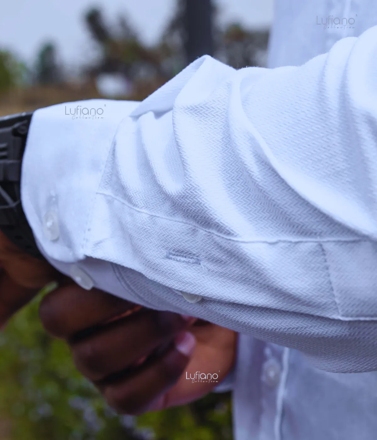 37922 Long Sleeve Shirt: White