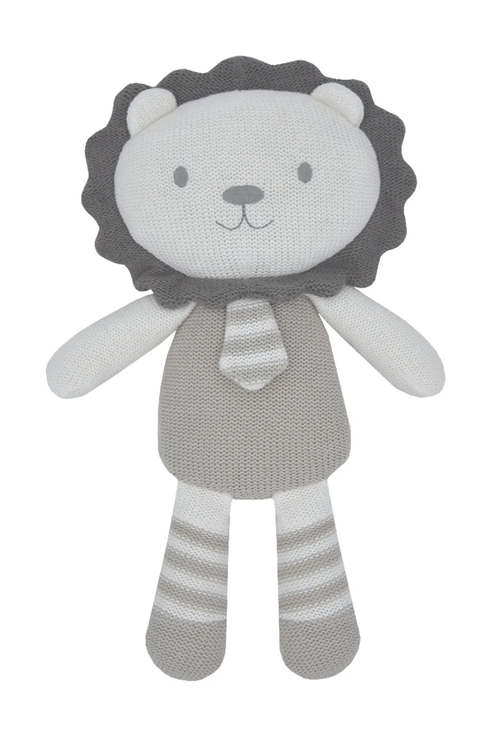 Austin the Lion Huggable Soft Toy Grey