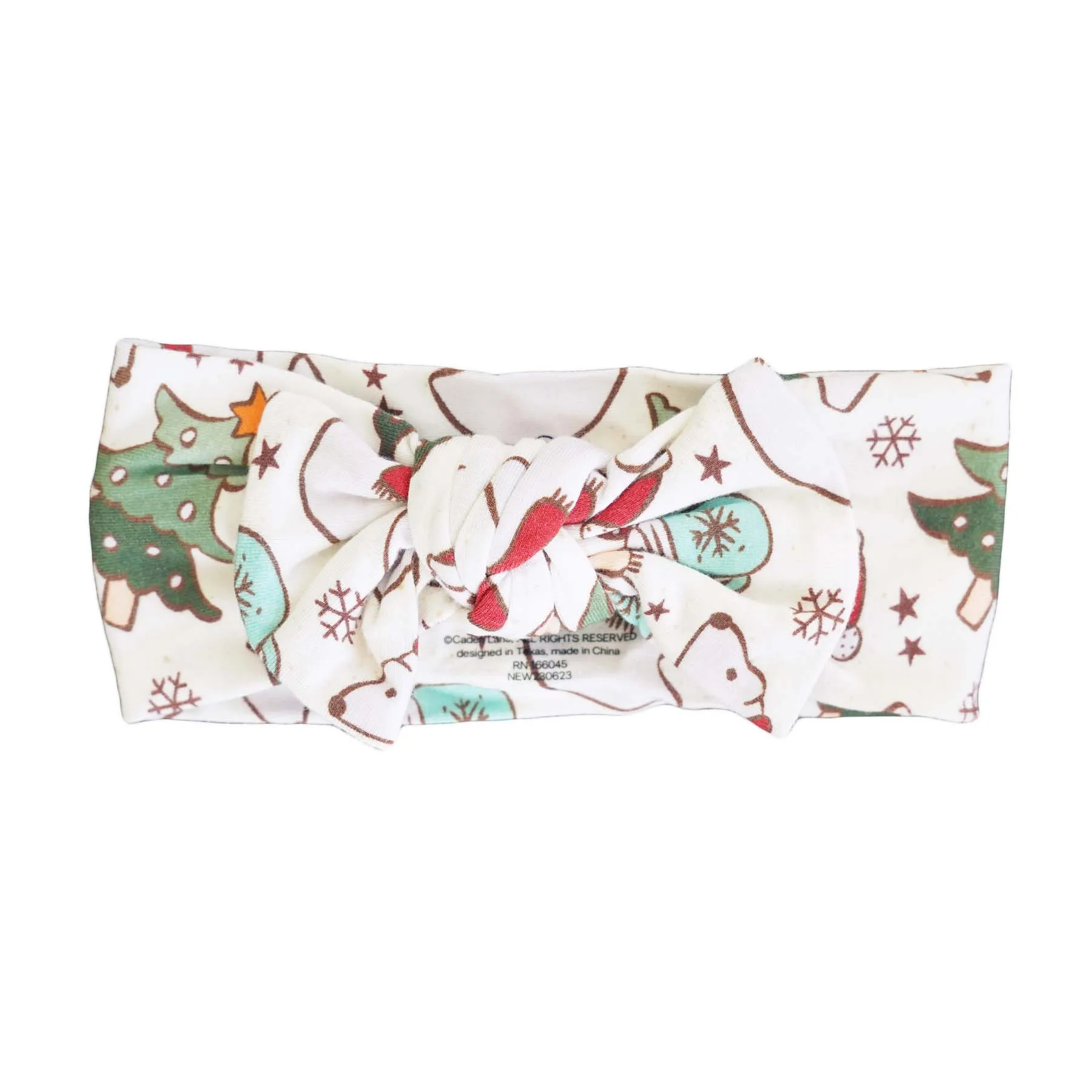Beary & Bright Knit Large Bow Headwrap