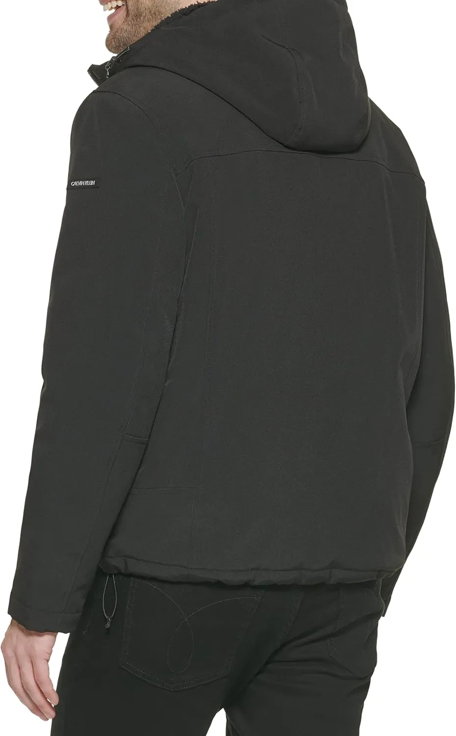 Calvin Klein Men's Sherpa Lined Hooded Soft Shell Jacket