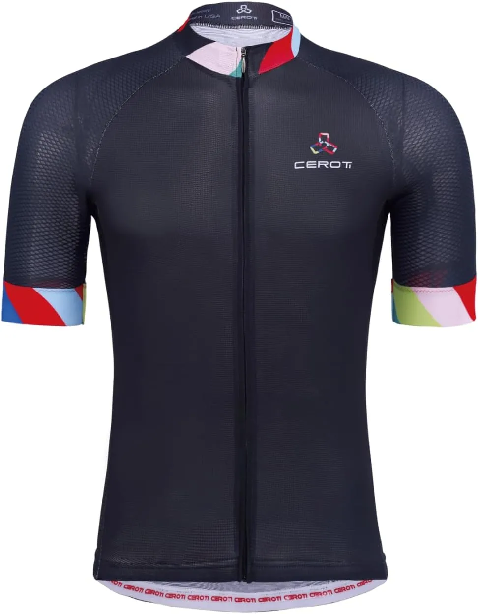 CEROTIPOLAR Snug Fit Men AirCool Cycling Jersey Bike Shirts UPF50 ,PRO Dry Fit Light Weight Fabric