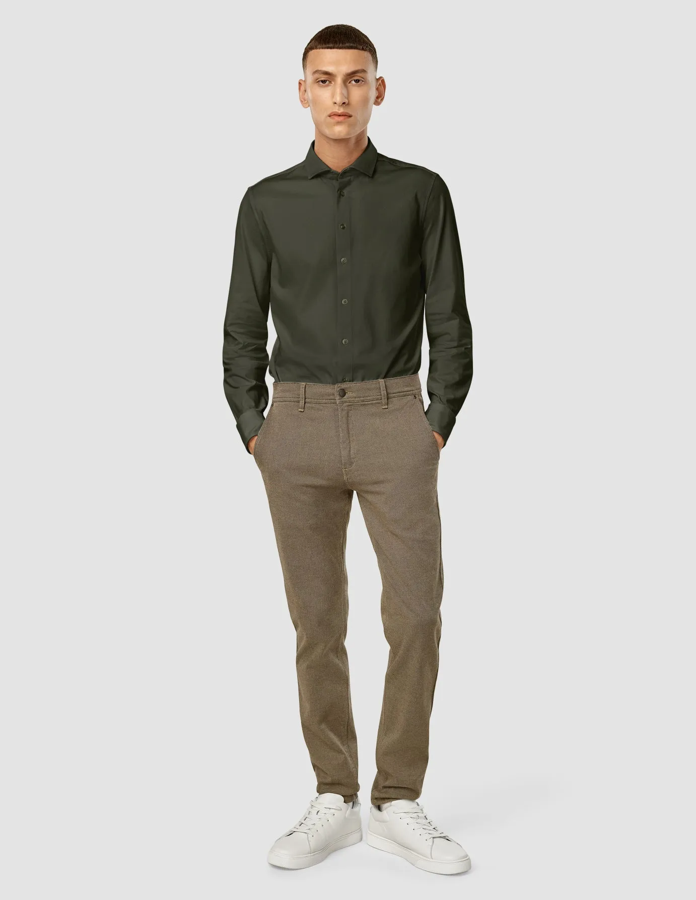 Classic Shirt Slim Nightfall Green