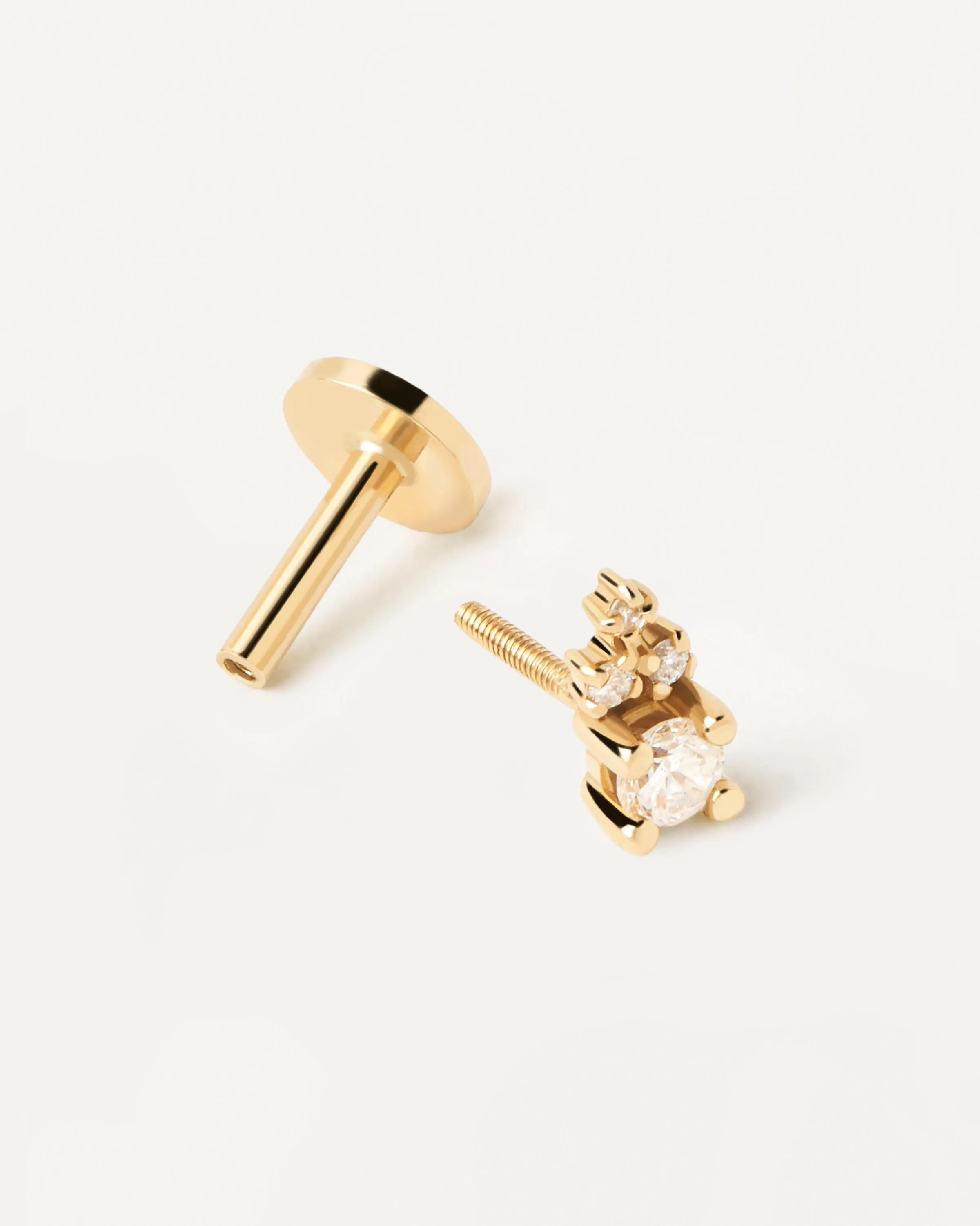 Diamonds and gold Chelsea Single Earring