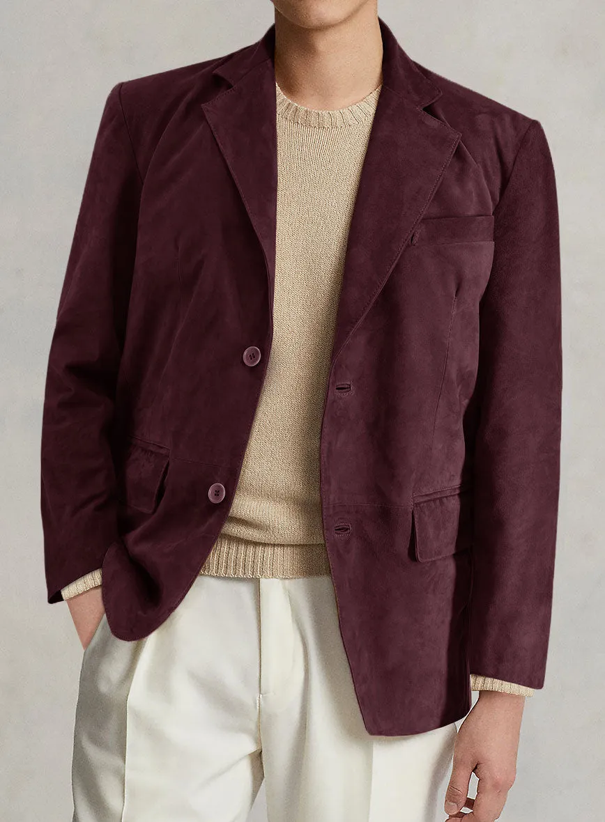 Grapevine Suede Leather Blazer