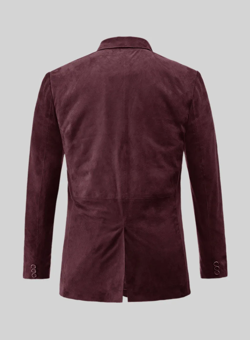 Grapevine Suede Leather Blazer