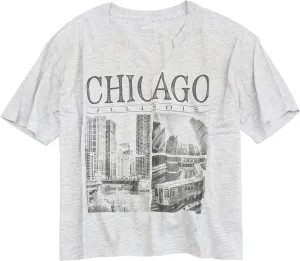 Hollister California Women's Oversized & Crop Fit Graphic Tee How-3