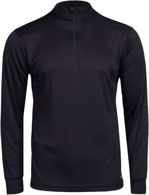 Hot Chillys Men's Peach Skins Solid Zip-T Lightweight Relaxed Fit Base Layer Top | Thermal Long Sleeve Shirt for Men
