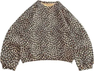 leopard print hoodie,cheetah print hoodie,cheetah print sweatshirt Long Sleeve Casual Loose Fit Fall Y2k Graphic Hoodies