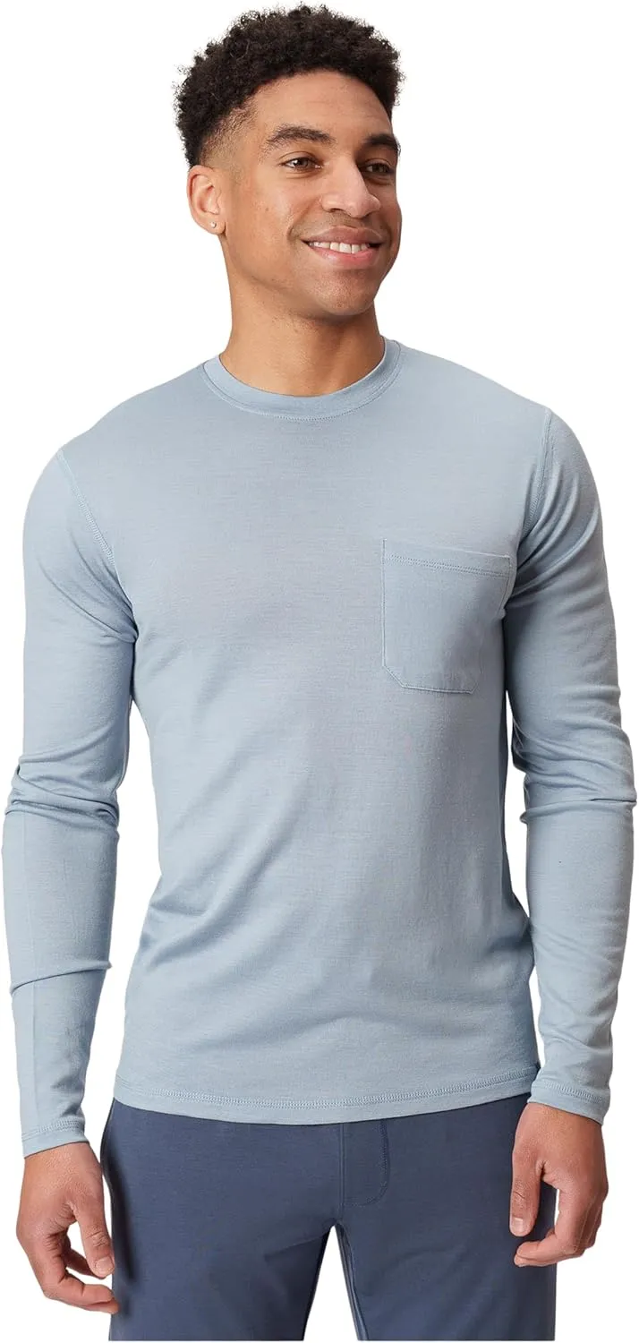 Men's Merino Long Sleeve by Woolly | RWS Certified | Super Soft, Classic Style, Seattle Designed