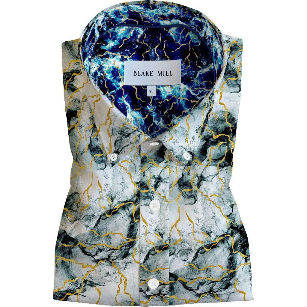 Morning Thunderstorm Button-Down Shirt