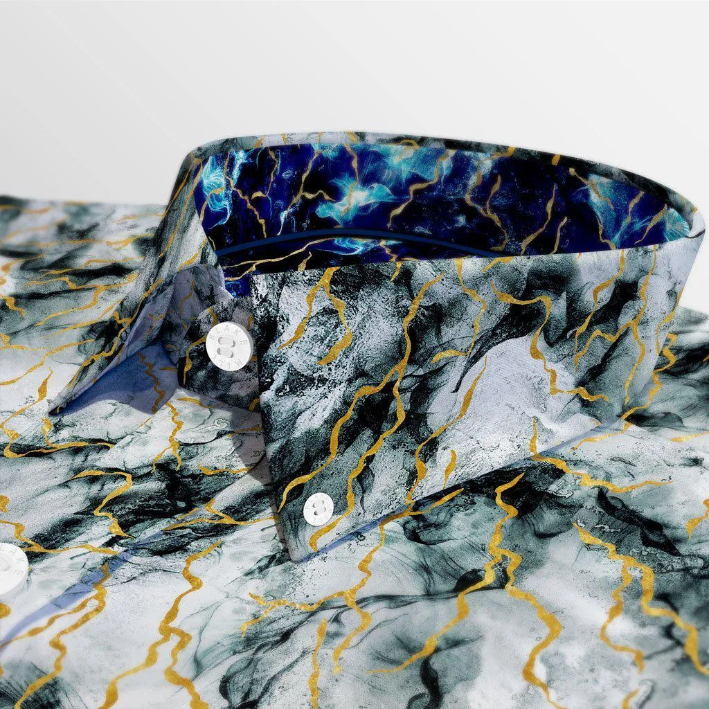 Morning Thunderstorm Button-Down Shirt
