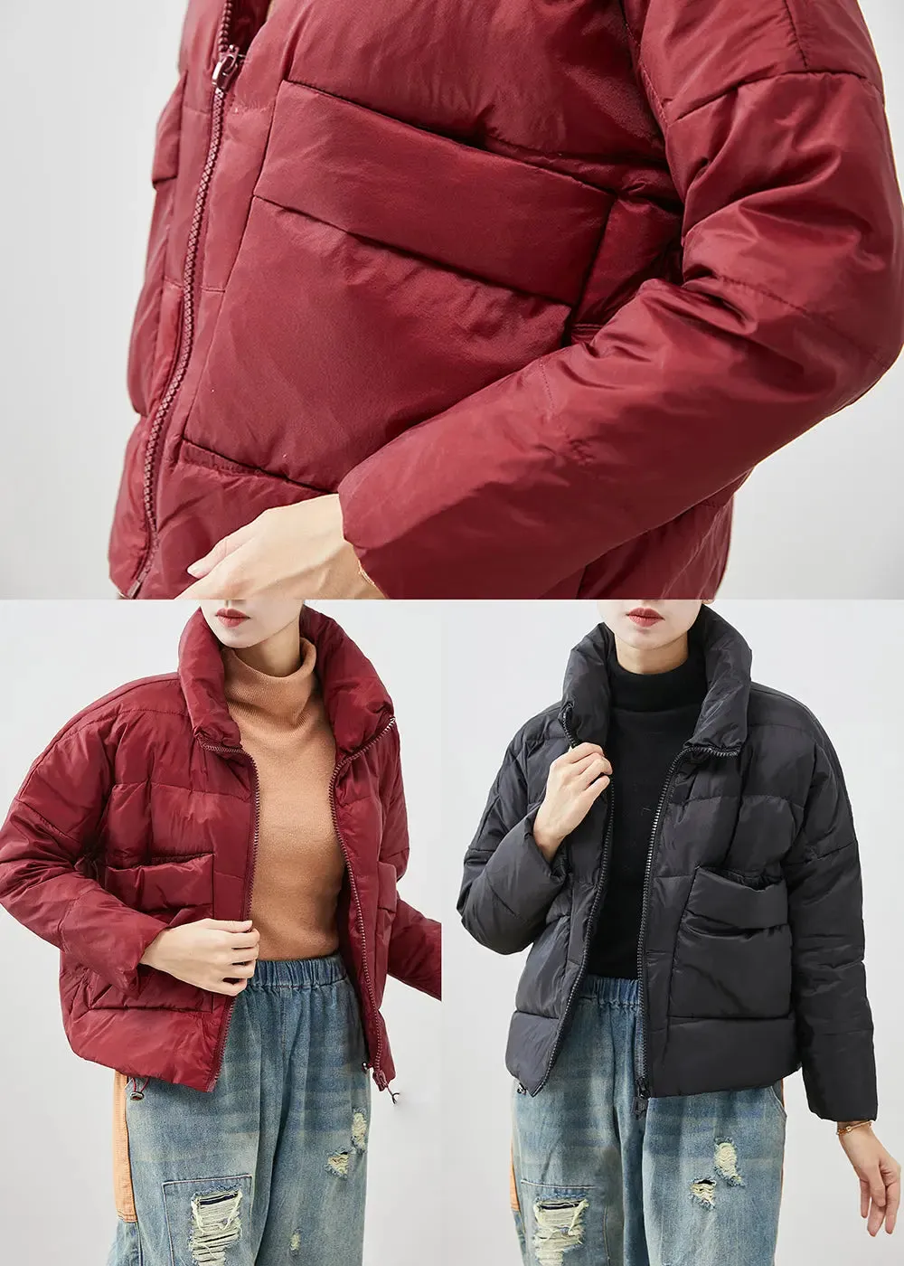 Mulberry Puffers Oversized Winter Jackets