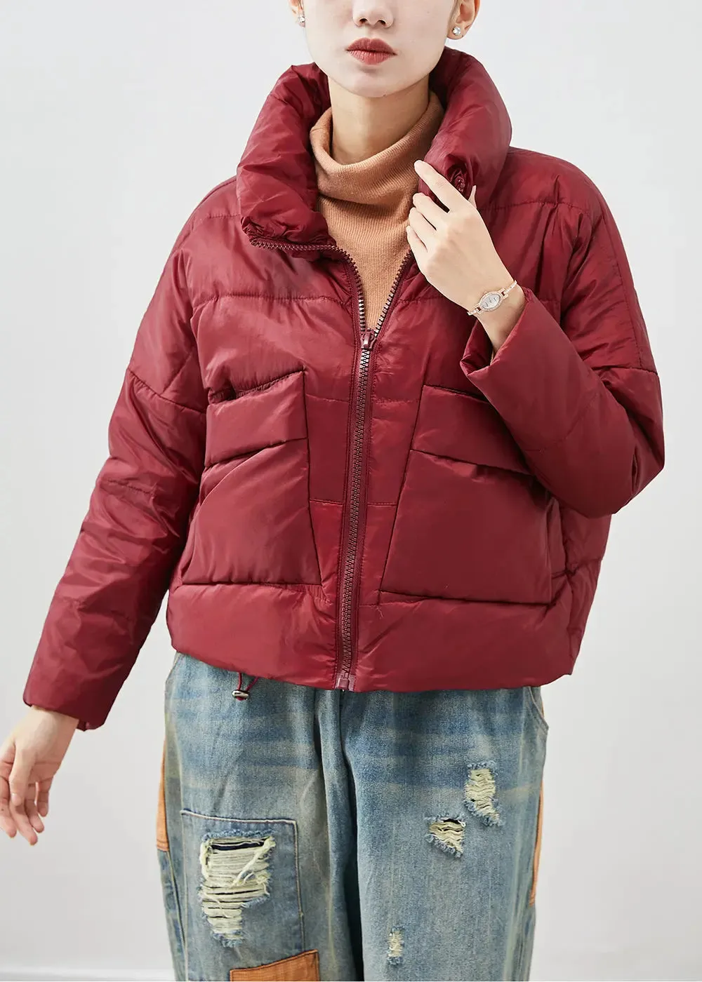 Mulberry Puffers Oversized Winter Jackets