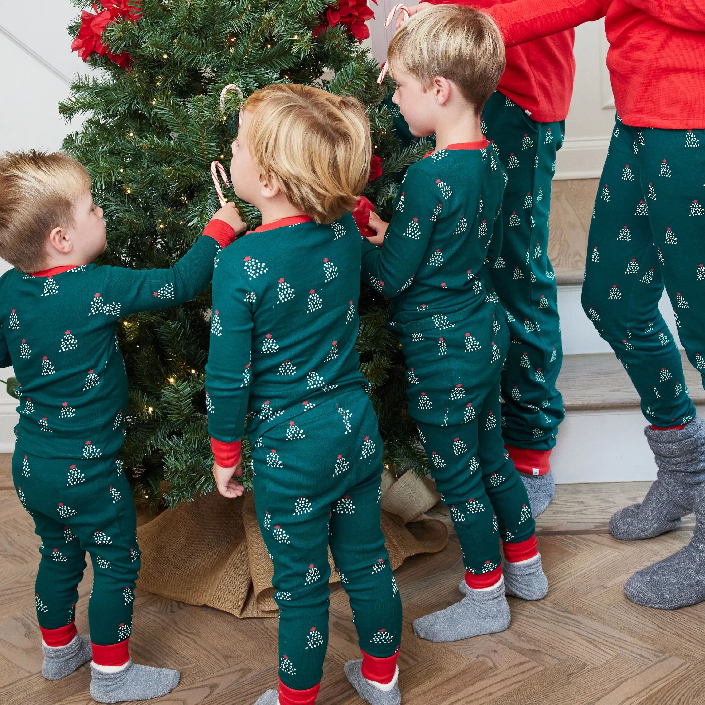 Organic Cotton Holiday Matching Family Pajamas