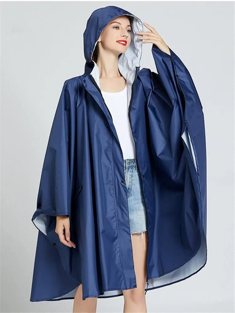 Oversize Hooded Rain Coat for Men and Women, Waterproof Trench Coat, Poncho Cloak, Oversize