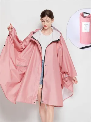 Oversize Hooded Rain Coat for Men and Women, Waterproof Trench Coat, Poncho Cloak, Oversize
