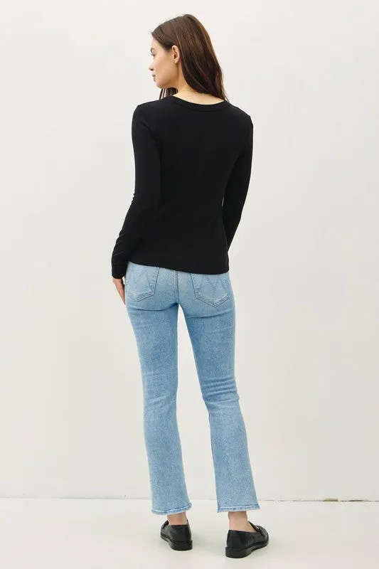 Pullover Style Basic Top