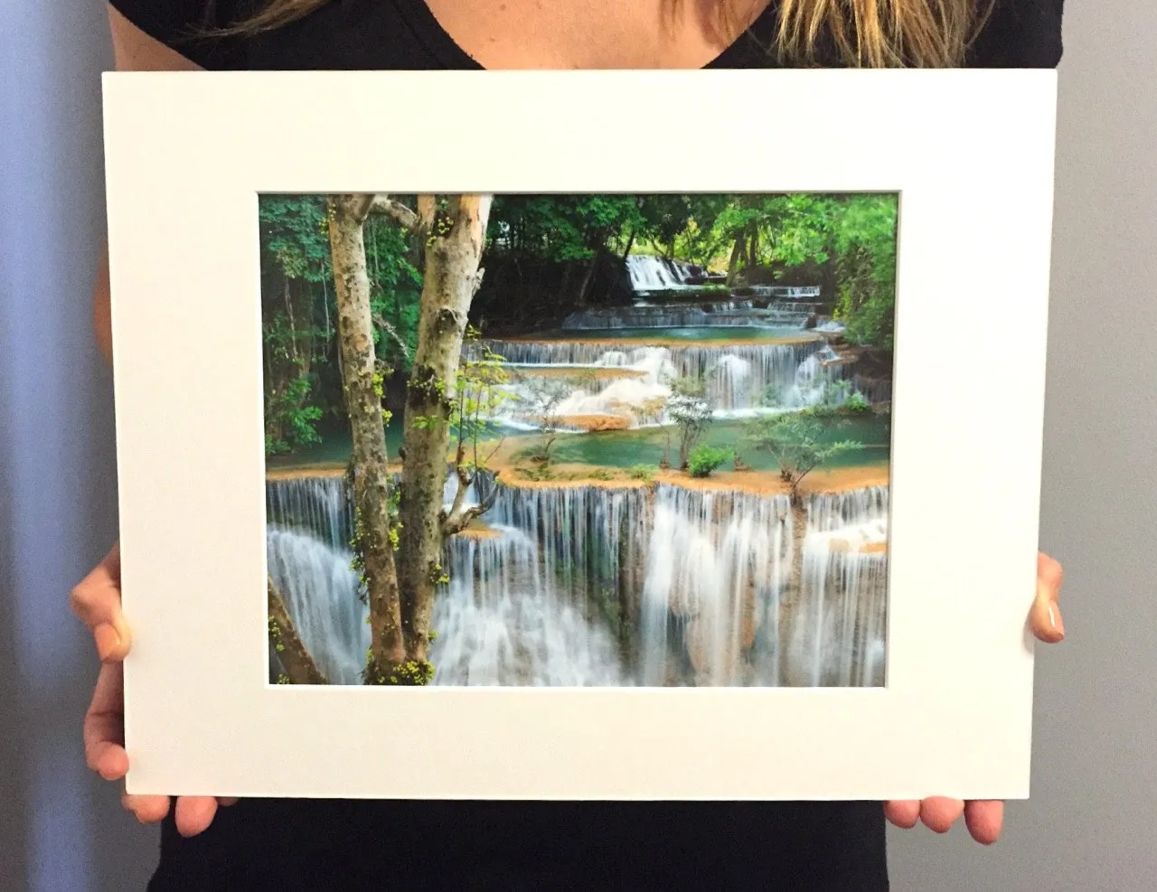 "Rainforest Falls" | Matted Print