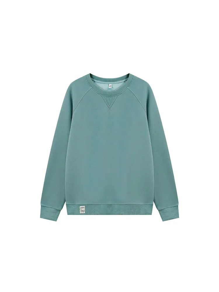 Solid Color Retro Loose Long-Sleeved T-Shirt