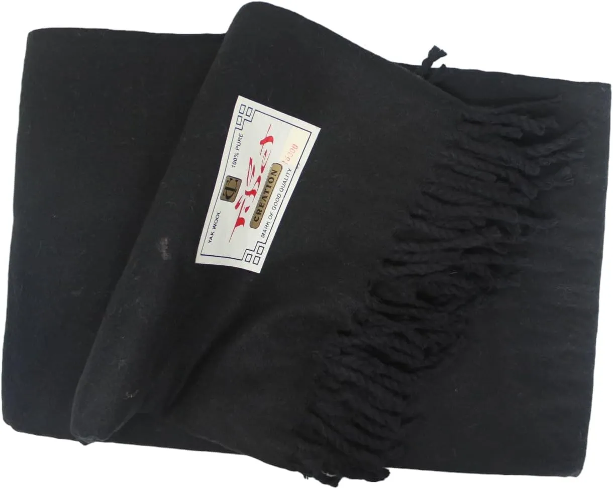 Wonderlist Tibetan Meditation Shawl Wool Handloom Meditation Oversize Shawl Throw Pure Wool Wrap Clothing Gift for Men Women